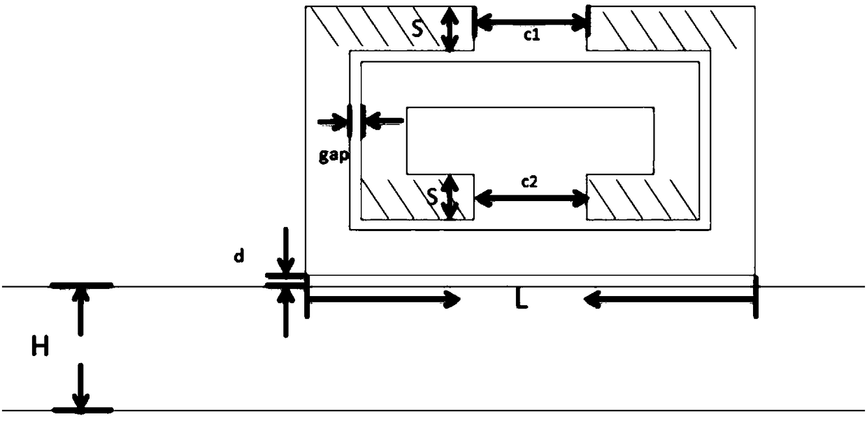 A multi-bit chip-less tag