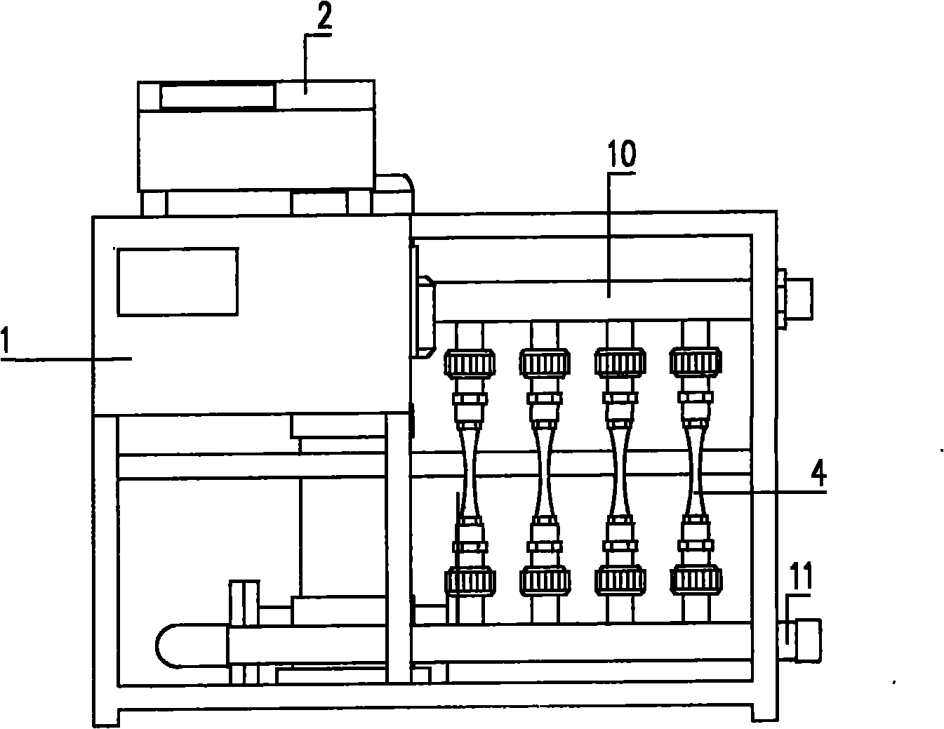 Bypass automatic fertigation device and method thereof