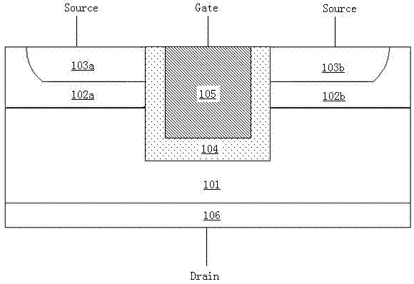 Collision ionization type field effect transistor of sinking channel and manufacture method thereof