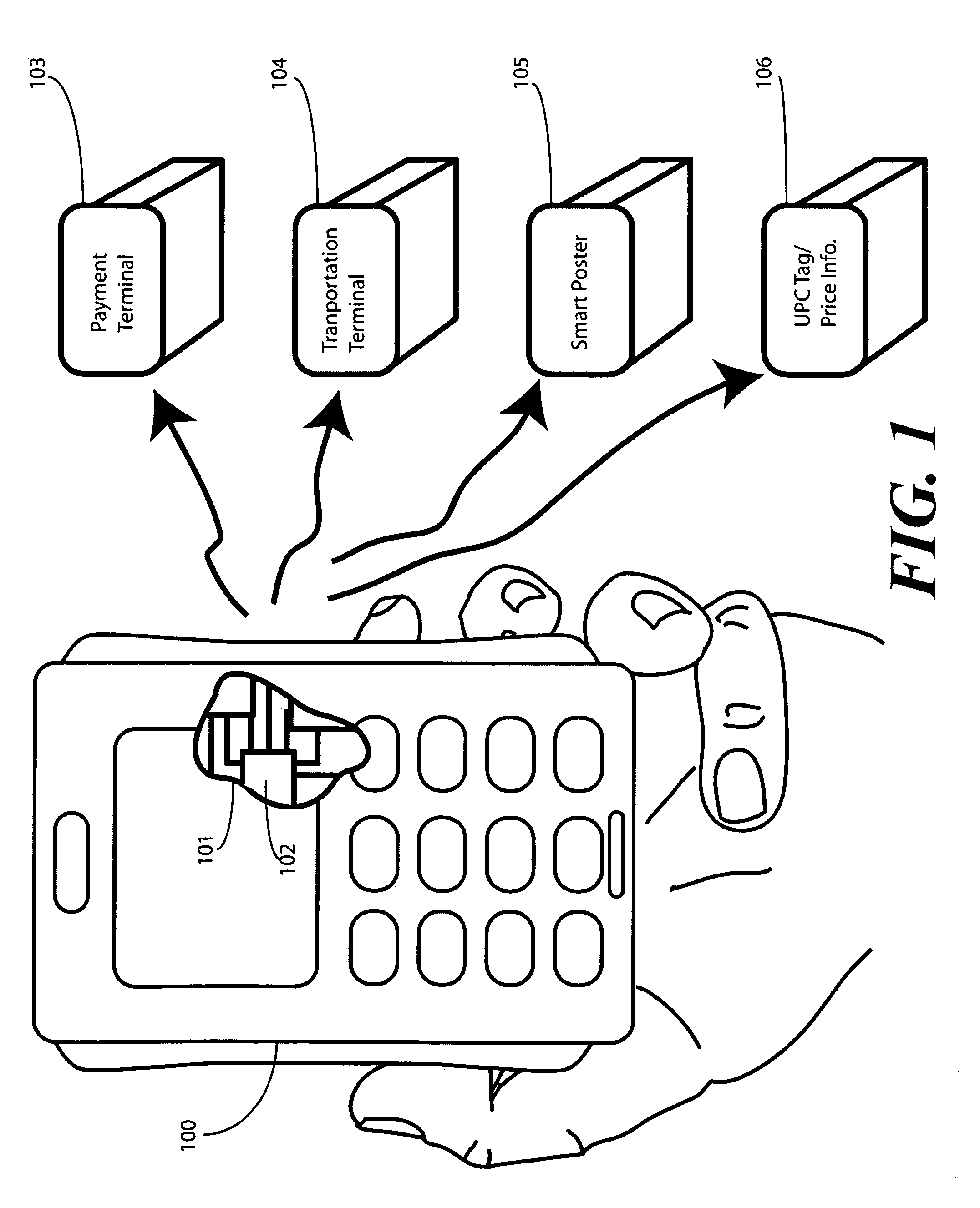 Method and apparatus for automatic near field communication application selection in an electronic device