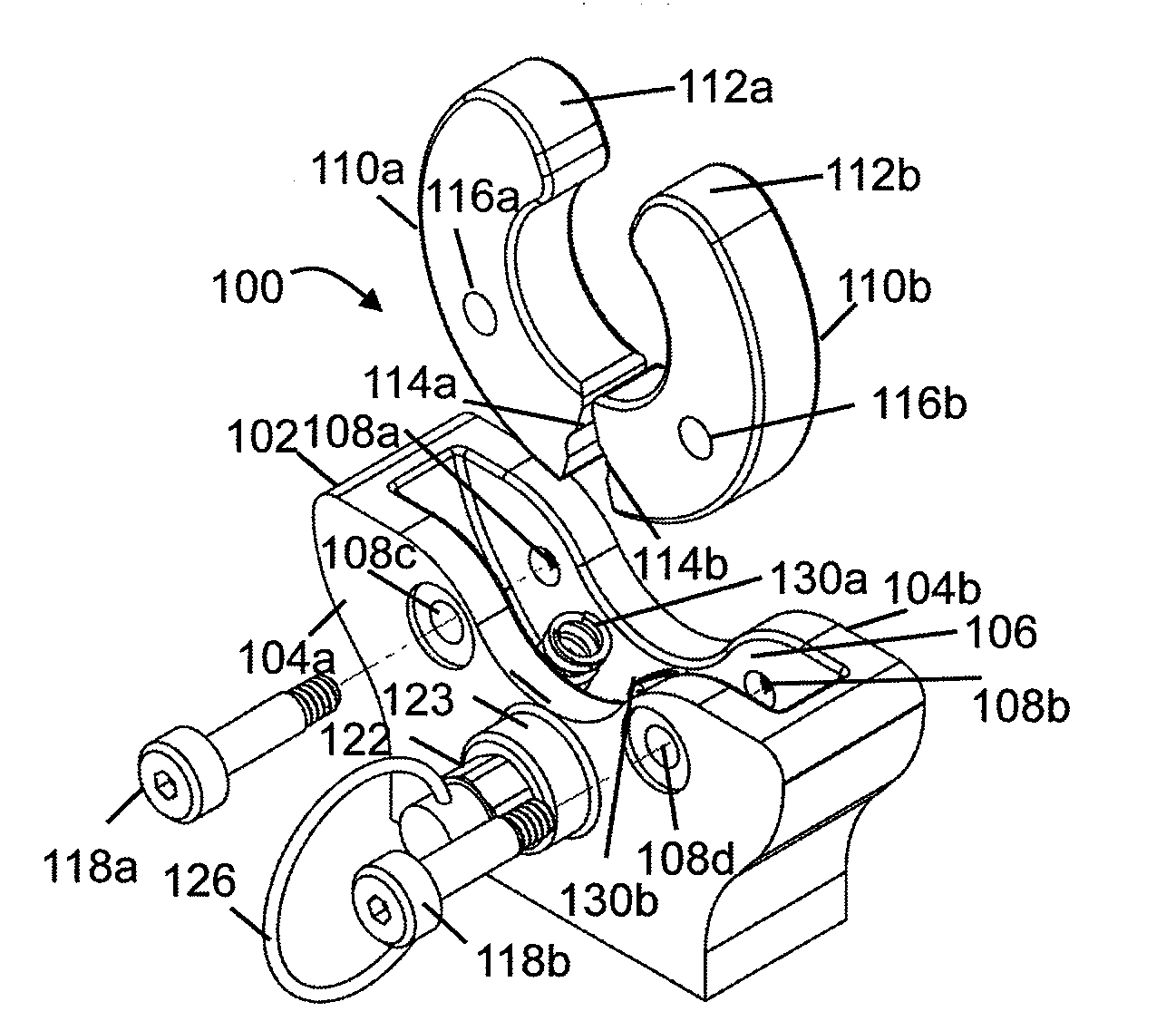 Clamp for single-handed operation