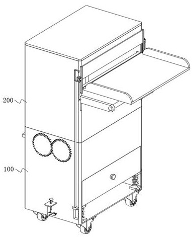 A twin-shaft strip mill capable of controlling feed