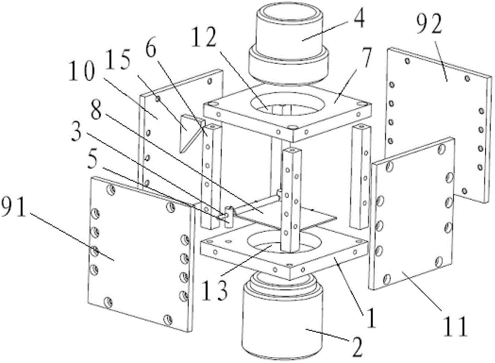 Dedusting air door automatic switch device and dust collector with the same