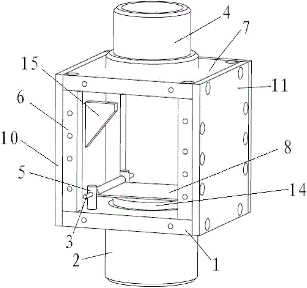 Dedusting air door automatic switch device and dust collector with the same