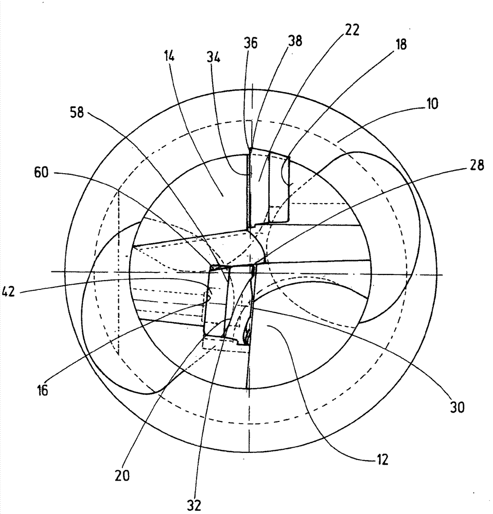 Integral drill with indexable insert