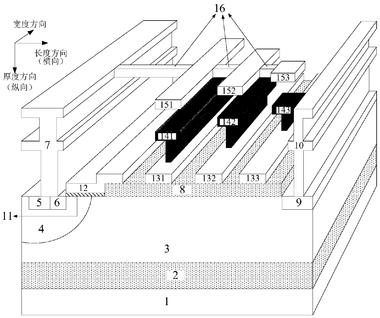 Lateral double-diffused metal oxide semiconductor field effect transistor with adjustable field plate