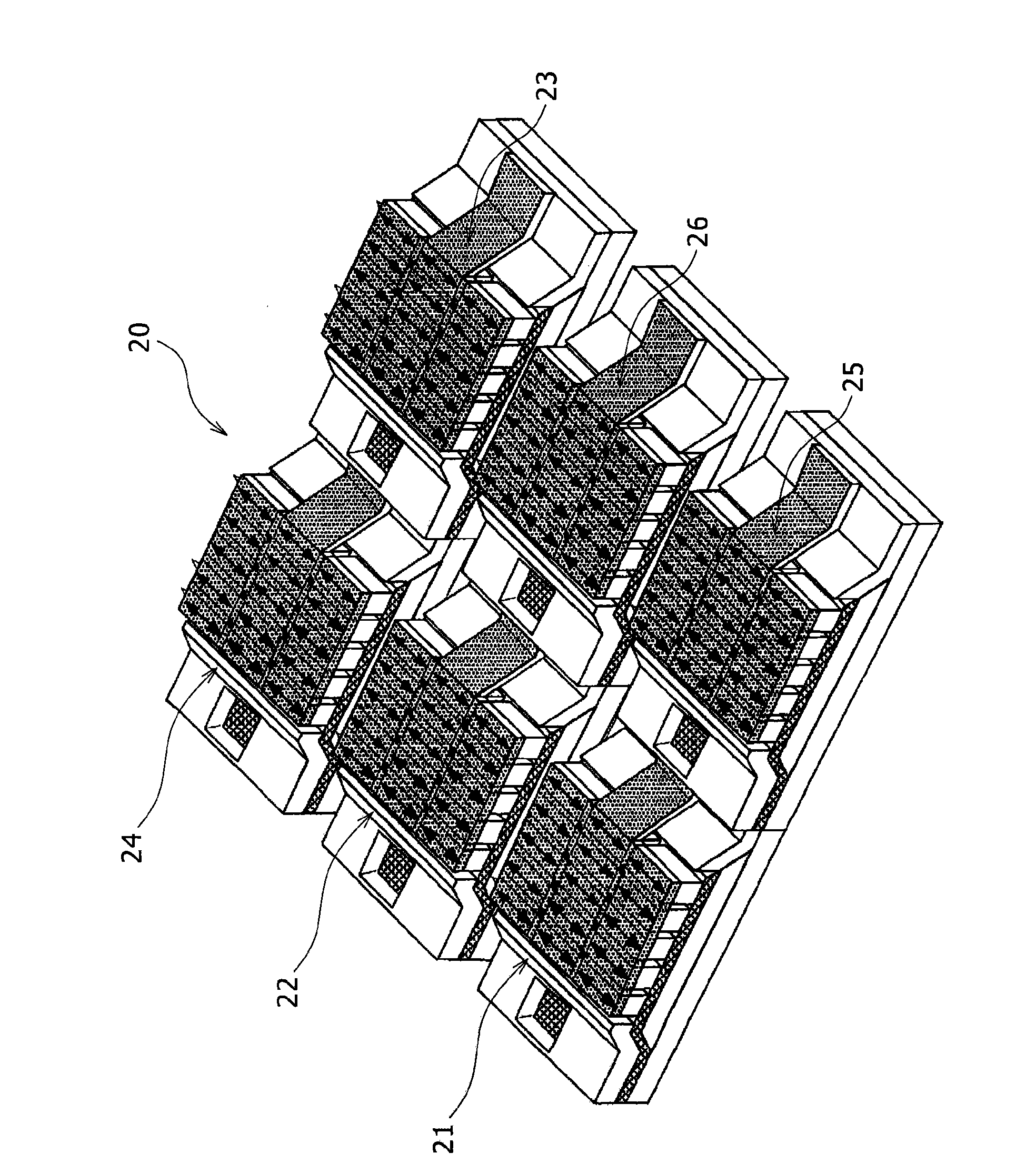 Band-pass filter device, method of manufacturing same, television tuner, and television receiver