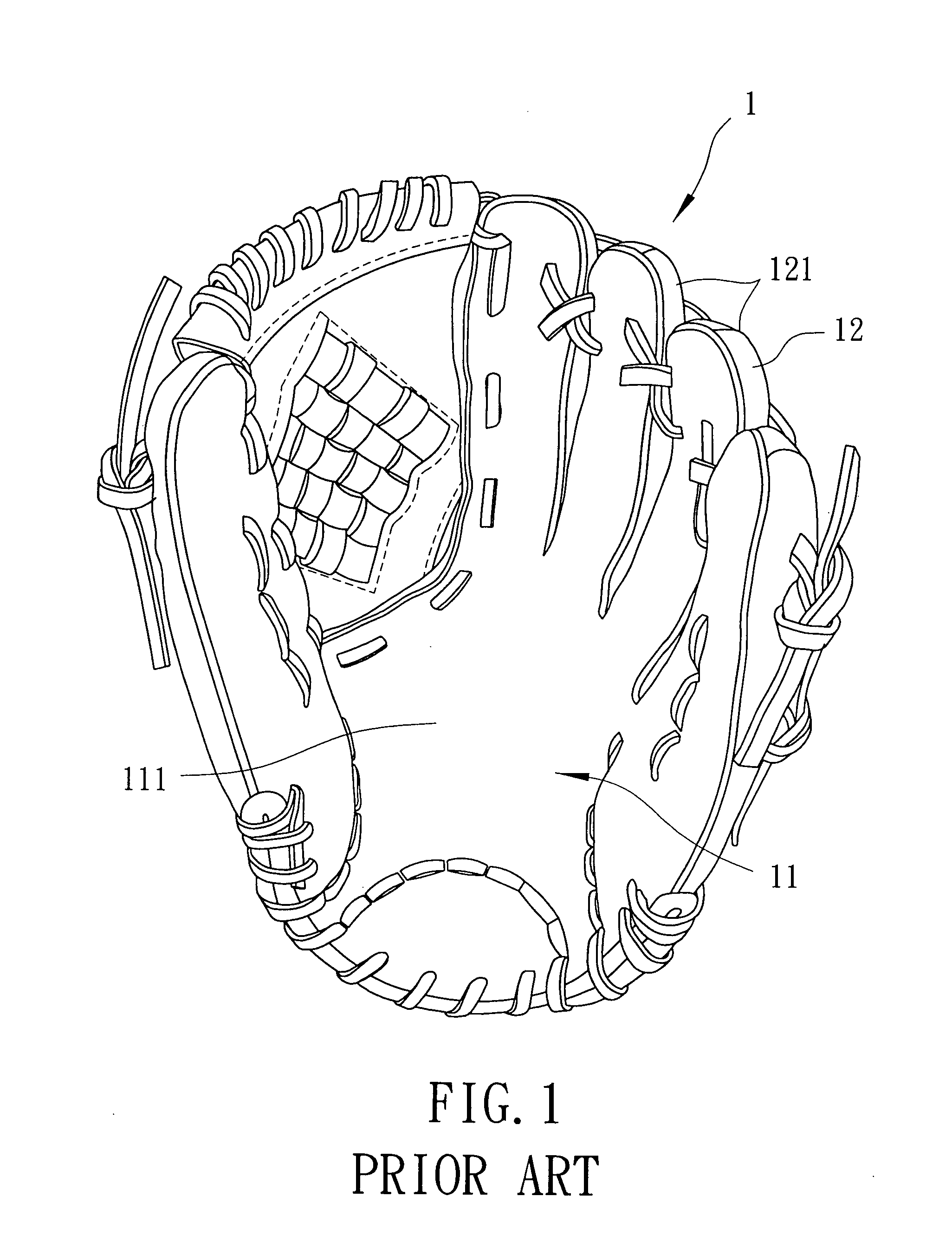 Baseball glove having a palm section provided with a cushion sheet