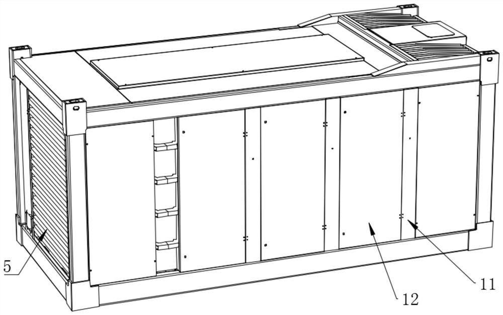 Enhanced cooling type cabinet for compressor