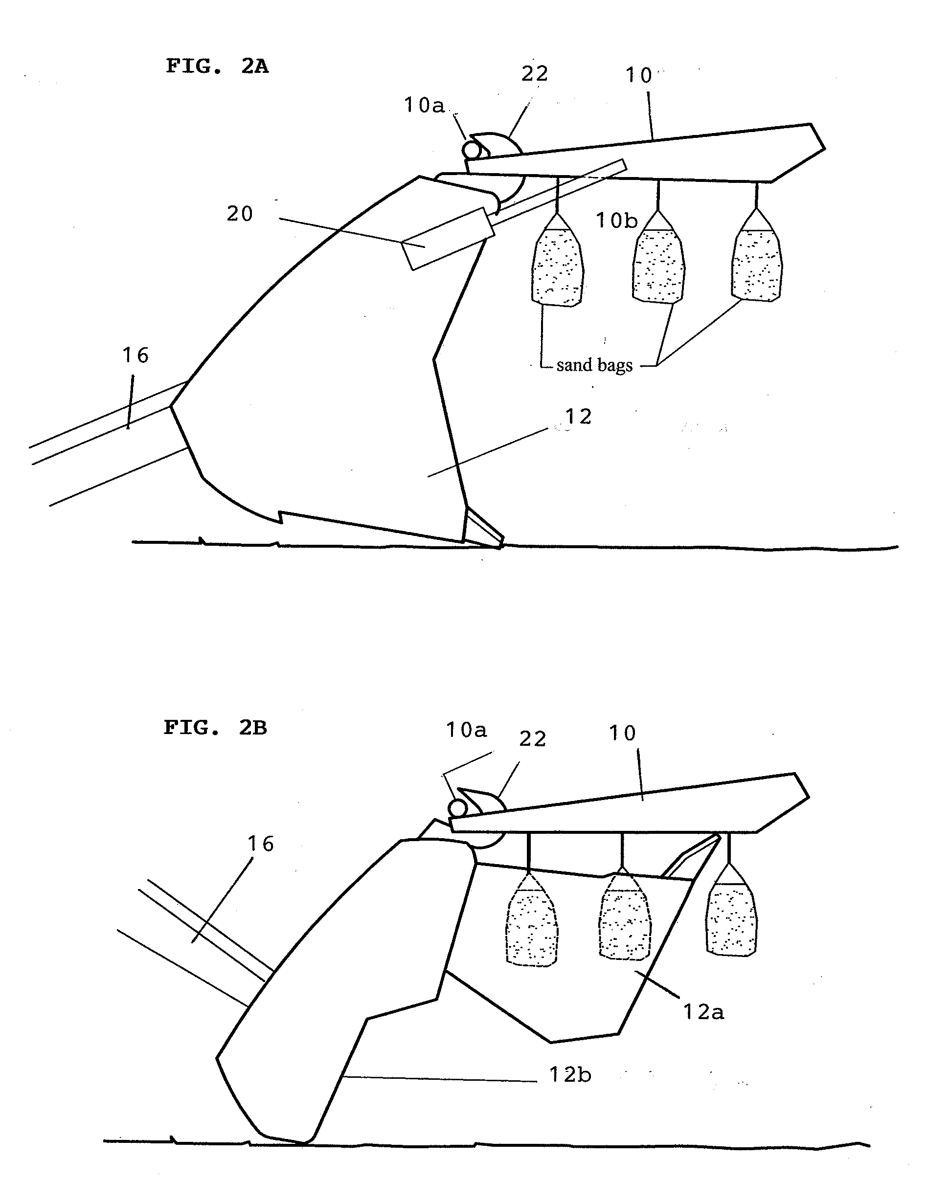 Device & method for filling multiple sandbags at a time