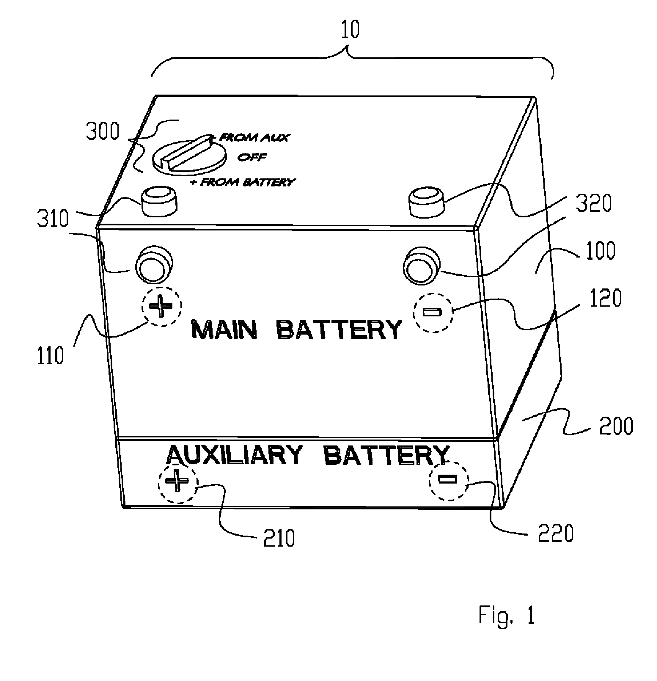 [Multiple Battery System and Auxiliary Battery Attachment System]