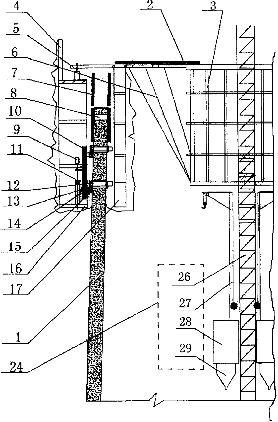 Moulding equipment with electric claming frame and synchronous climbing control method thereof