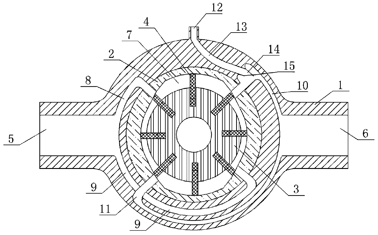 A hydraulic motor with a venturi tube