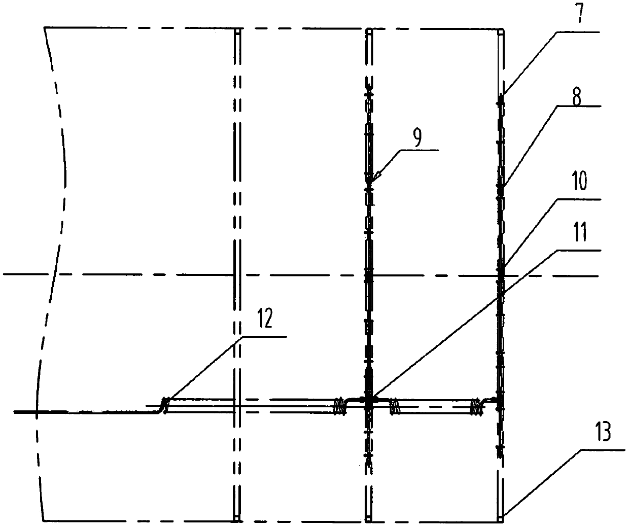 Muck car roof cover spraying system and method thereof