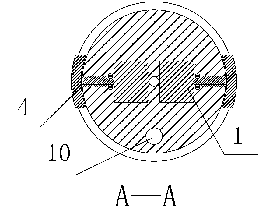 An in-hole sensor base with controllable direction