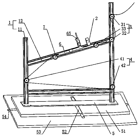 High-precision position-adjustable code spraying device