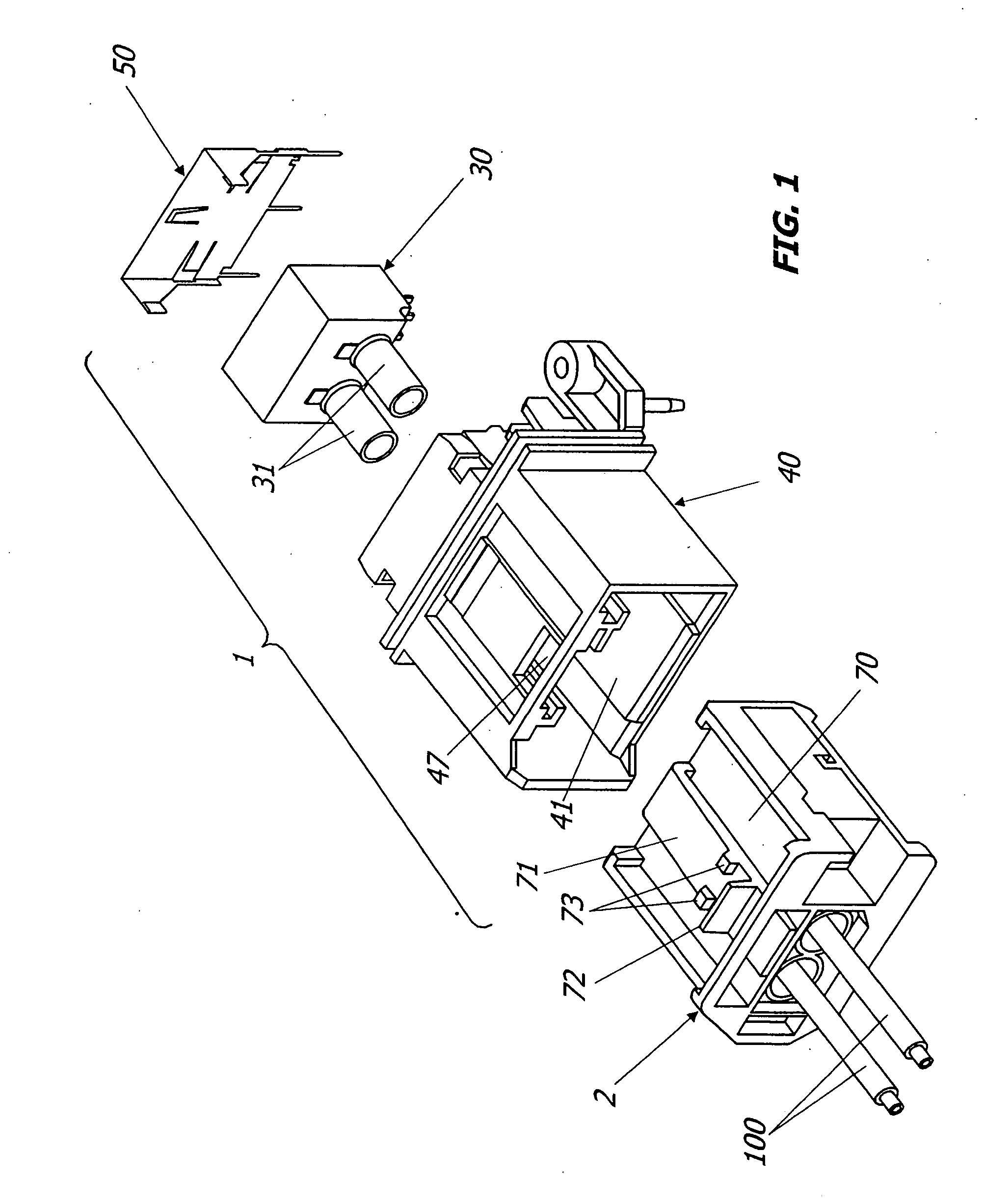 Optical receptacle with low transmission and photoelectric conversion module for the same