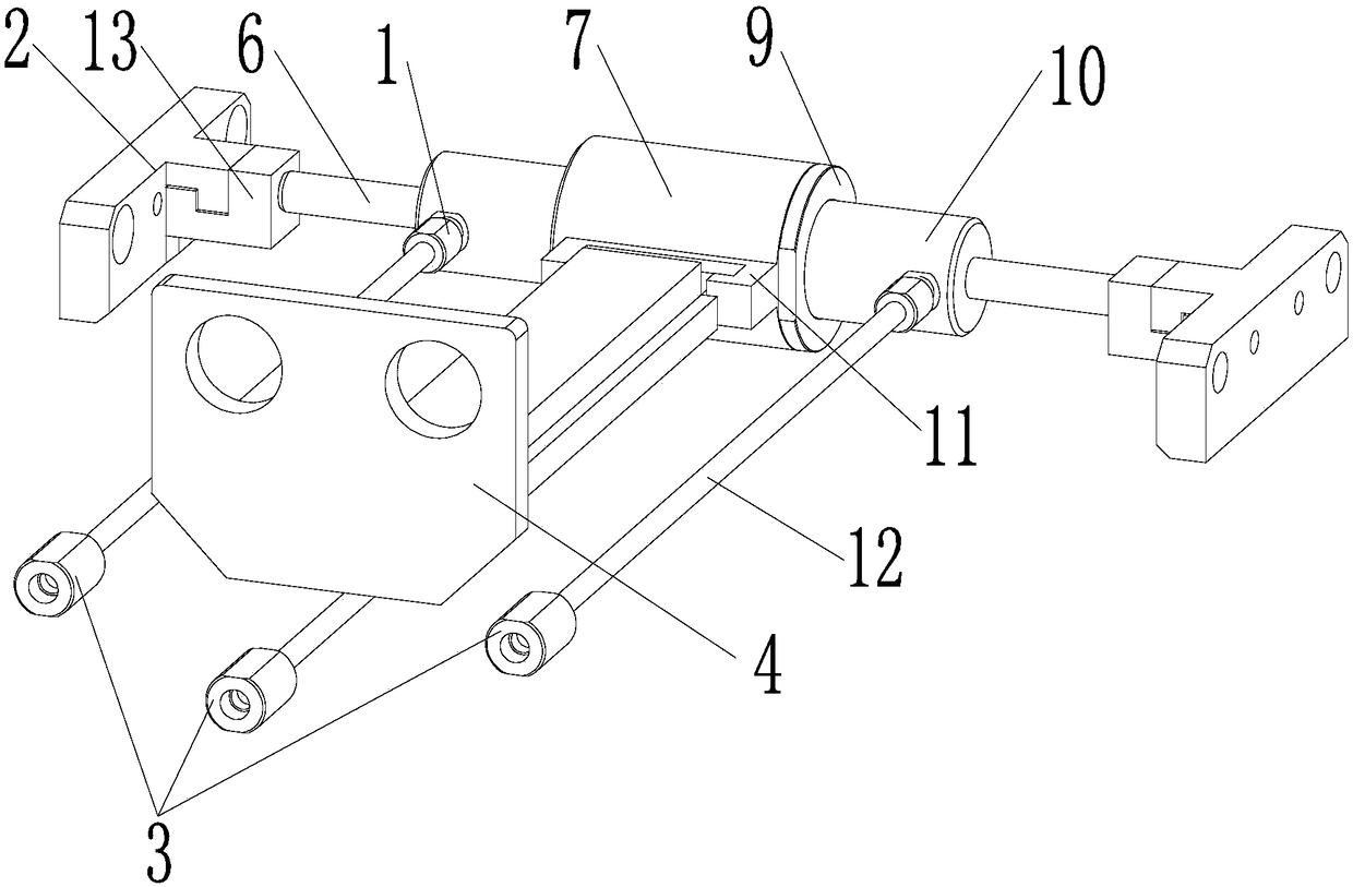 Upper mounting type ball valve mounting and dismantling device