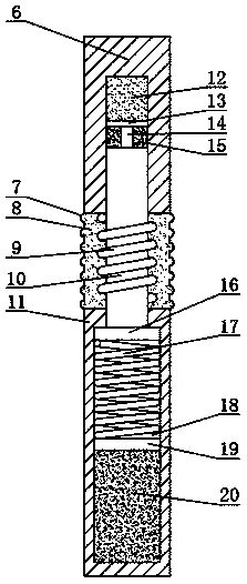 Combined motorcycle shock absorber and shock absorption method thereof