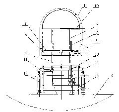 Lower opening type coke discharging ducting device