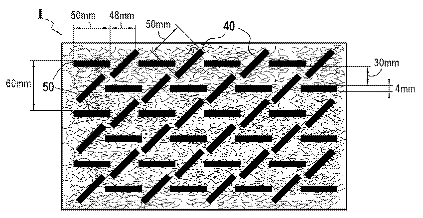 Multiaxial stack rigidly connected by means of weld points applied by means of inserted thermoplastic webs
