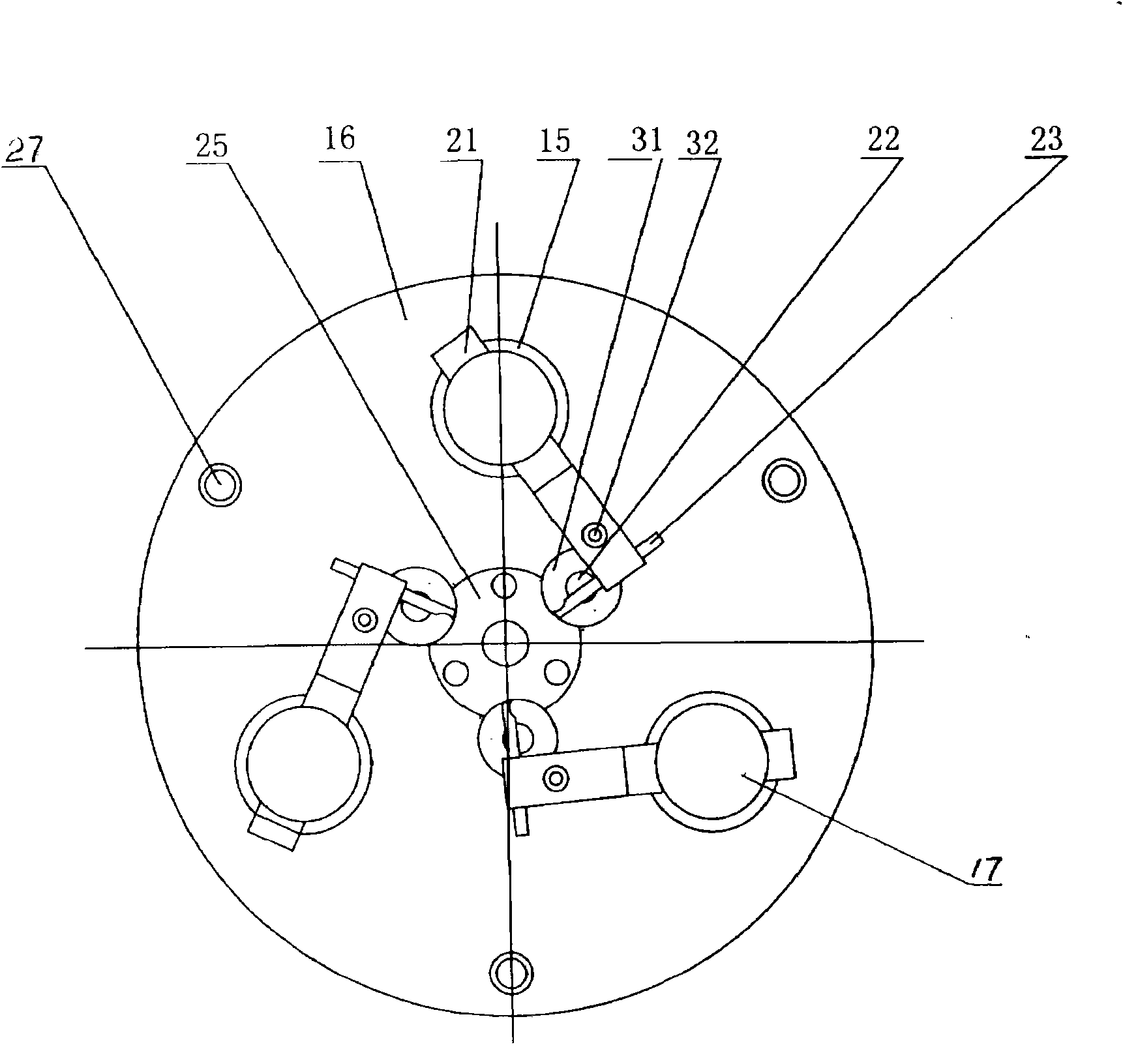 Aluminum-like rod surface scraping mechanism