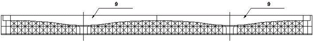 Prestressed concrete variable cross-section fish-bellied type continuous box girder construction method