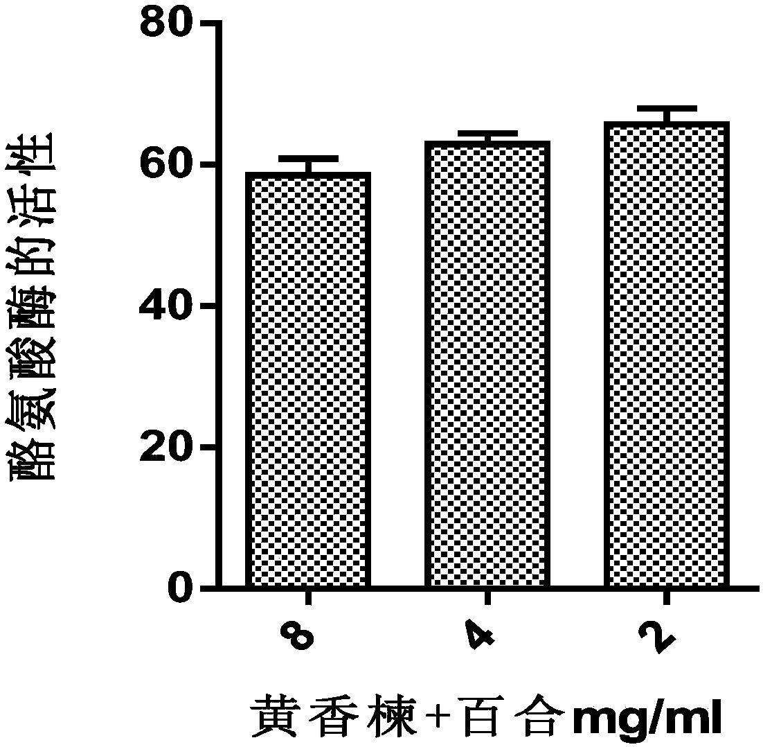 Huang Xiang neem-lily bulb extract for preventing and treating propionibacterium acnes and application thereof