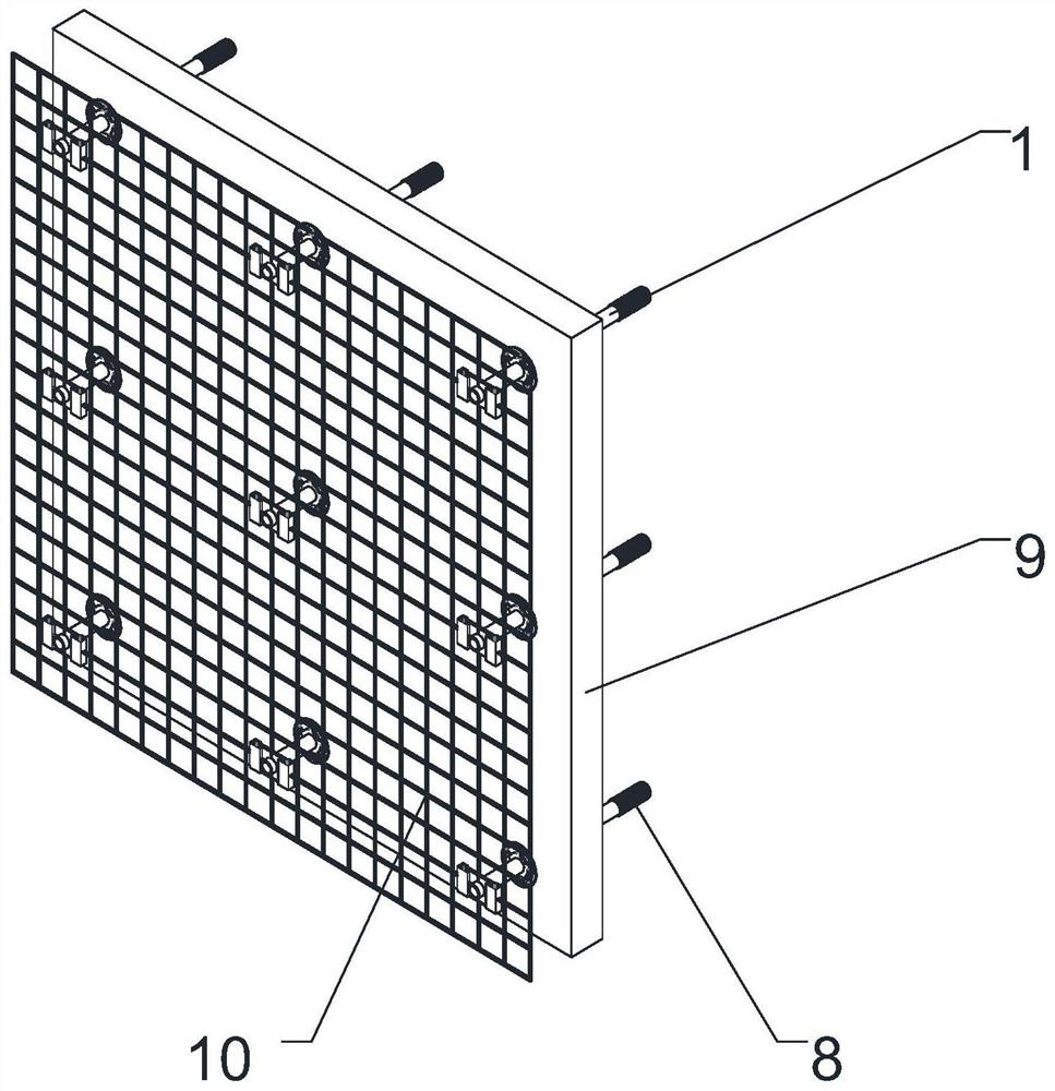 Tubular connecting piece and cast-in-place concrete built-in thermal insulation wall body