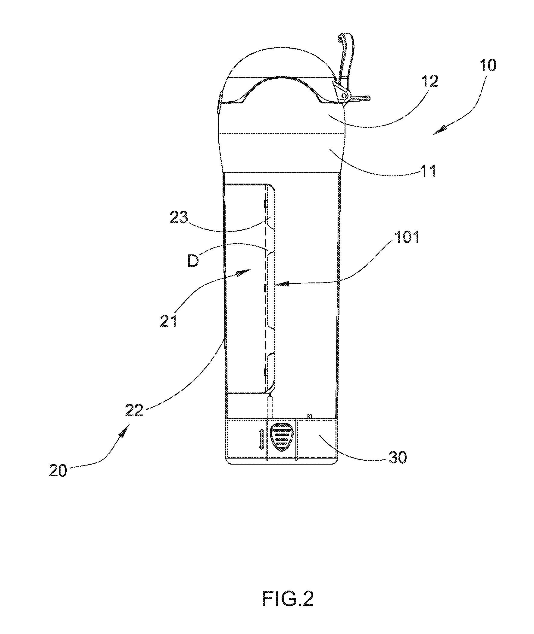 Beverage Bottle with Accessible Station for Portable Electronic Device