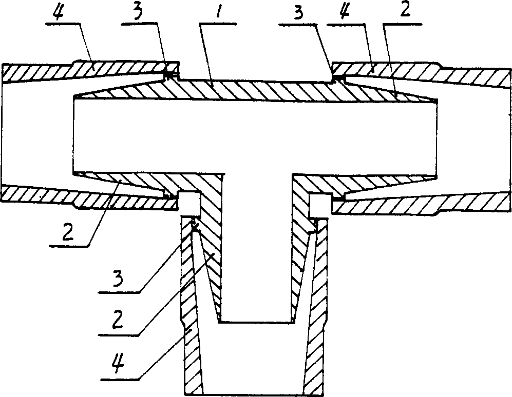 Stainless steel union for composite plastic-steel pipes and its connection method