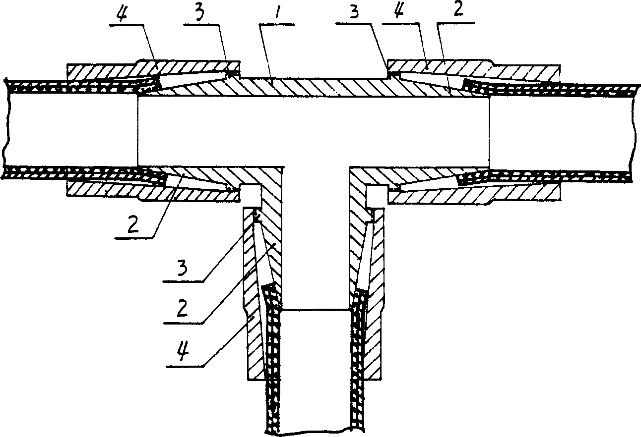 Stainless steel union for composite plastic-steel pipes and its connection method