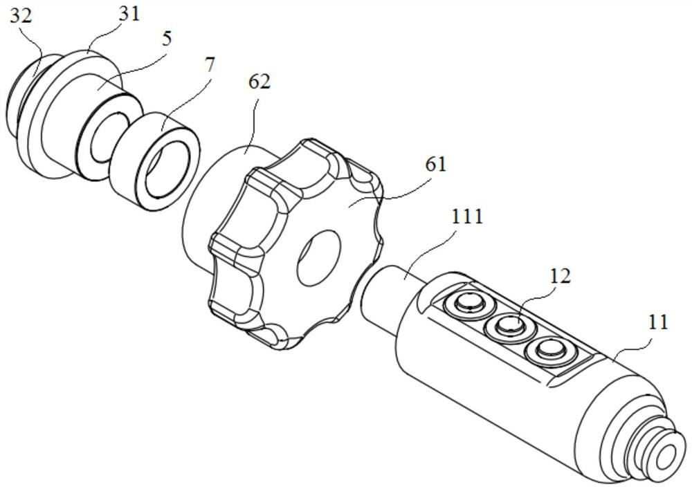 Rotatable electronic hard tube endoscope