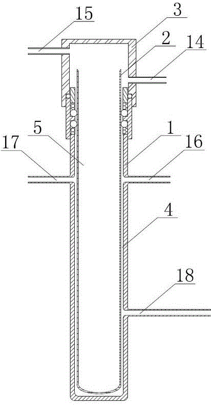 Cathode electrolyzer of a device for preparing sodium metal by electrolysis