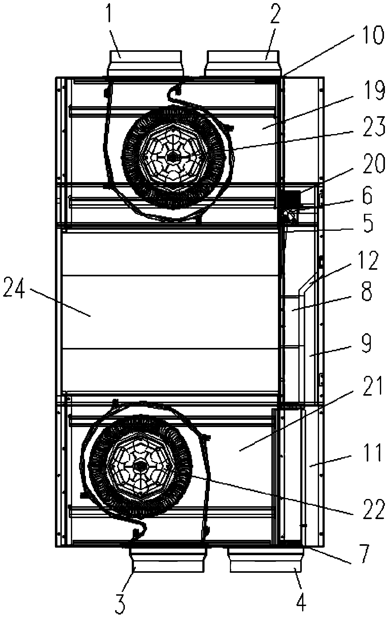 Bypass structure, ventilation equipment and ventilation method