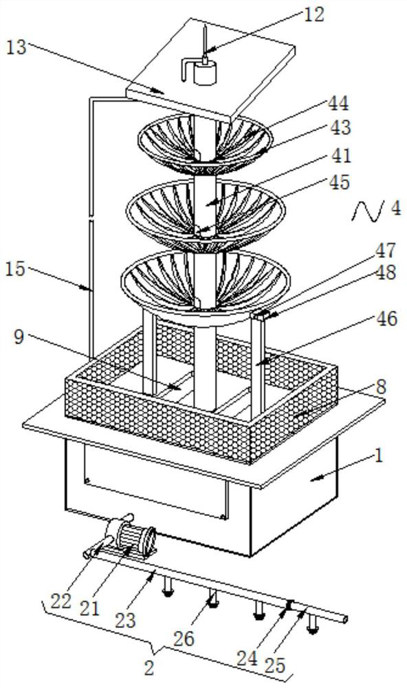 Dew and rainwater combined collection irrigation system for semi-arid region