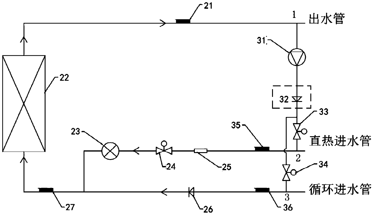 Antifreeze control device for heat pump unit, heat pump unit and antifreeze control method thereof