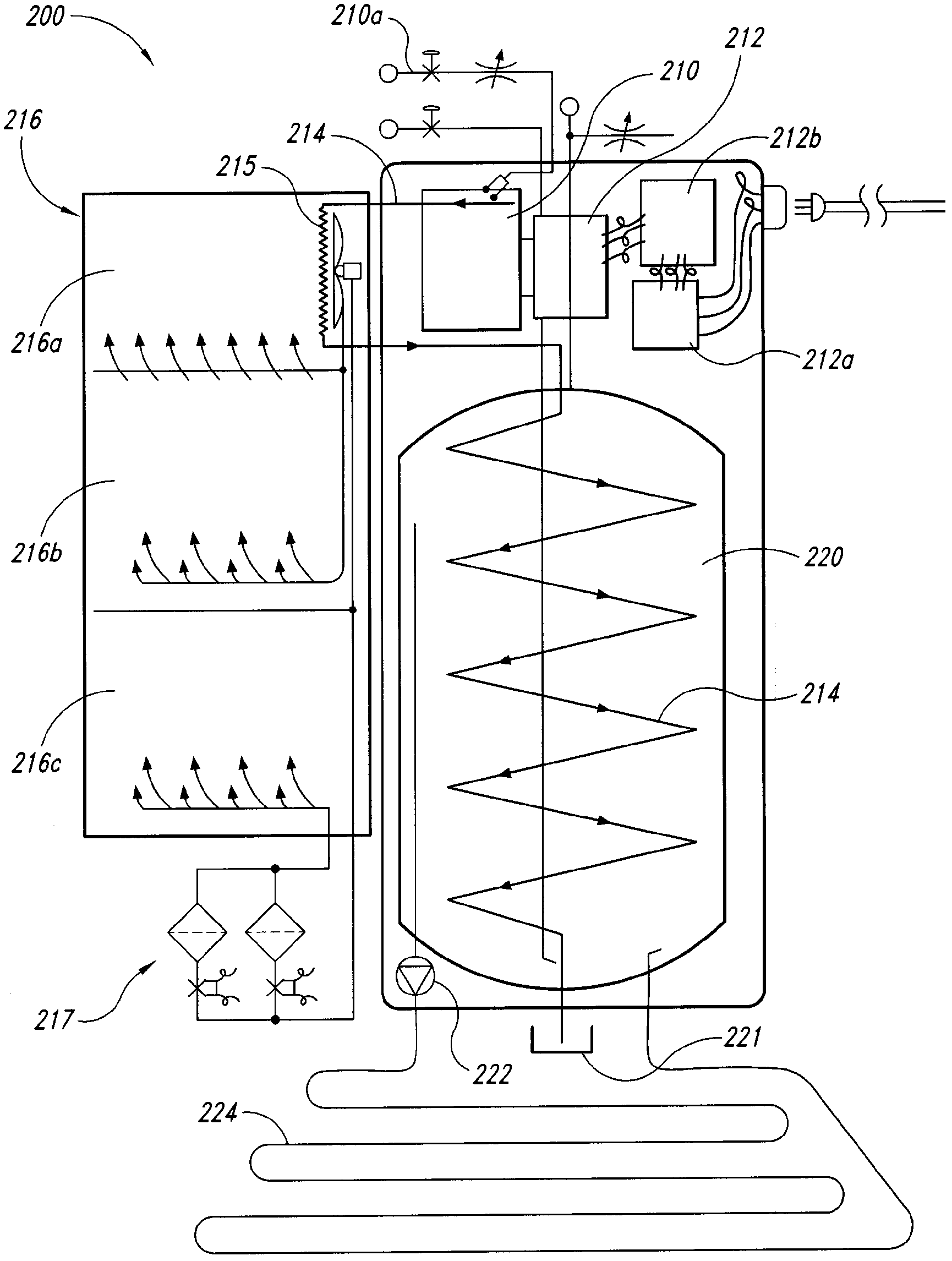 Energy system for dwelling support