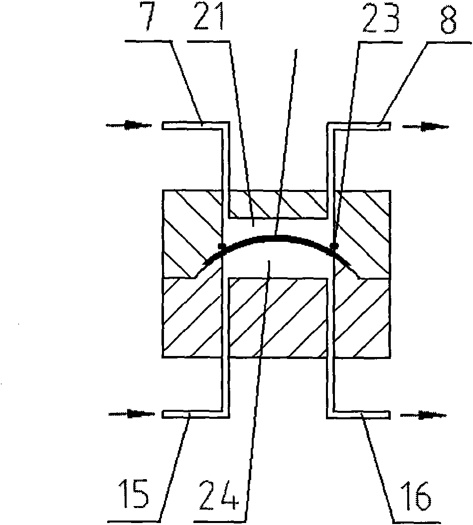 Method and device for testing oxygen permeation of cornea repair material