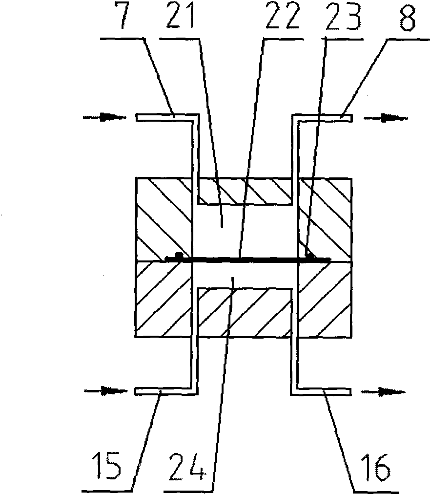 Method and device for testing oxygen permeation of cornea repair material