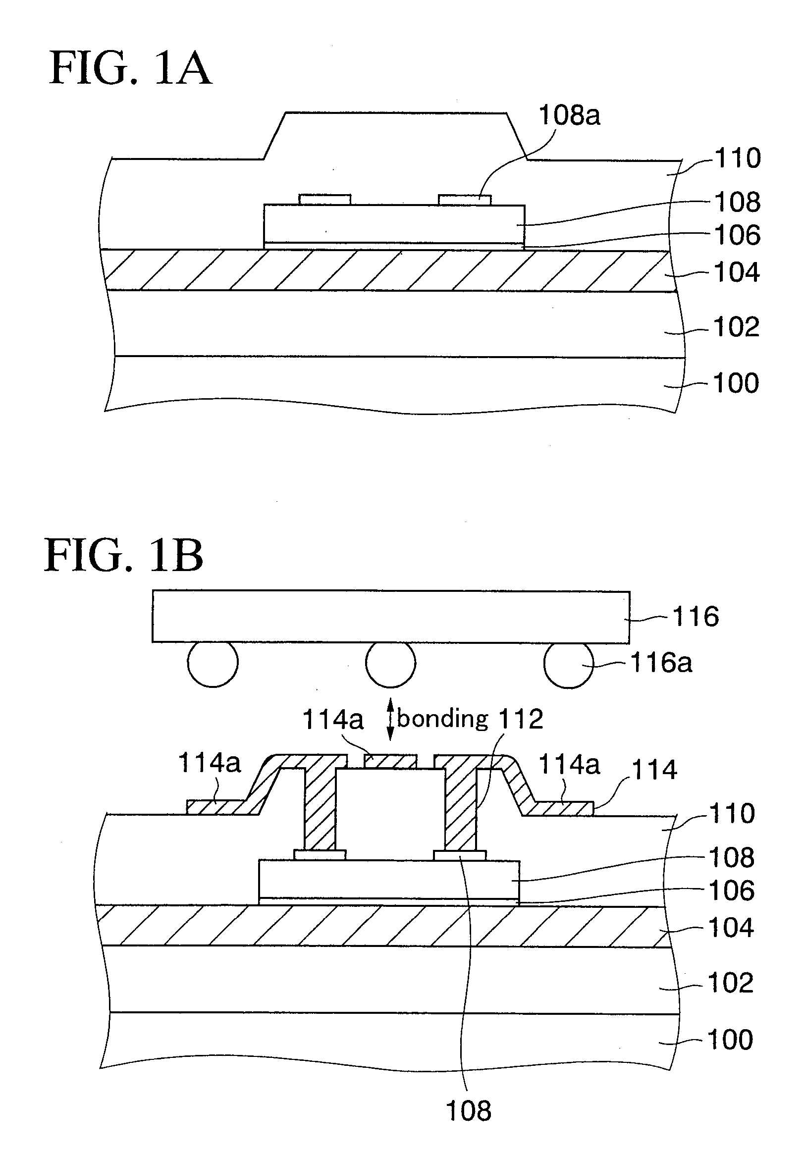 Electronic parts packaging structure and method of manufacturing the same