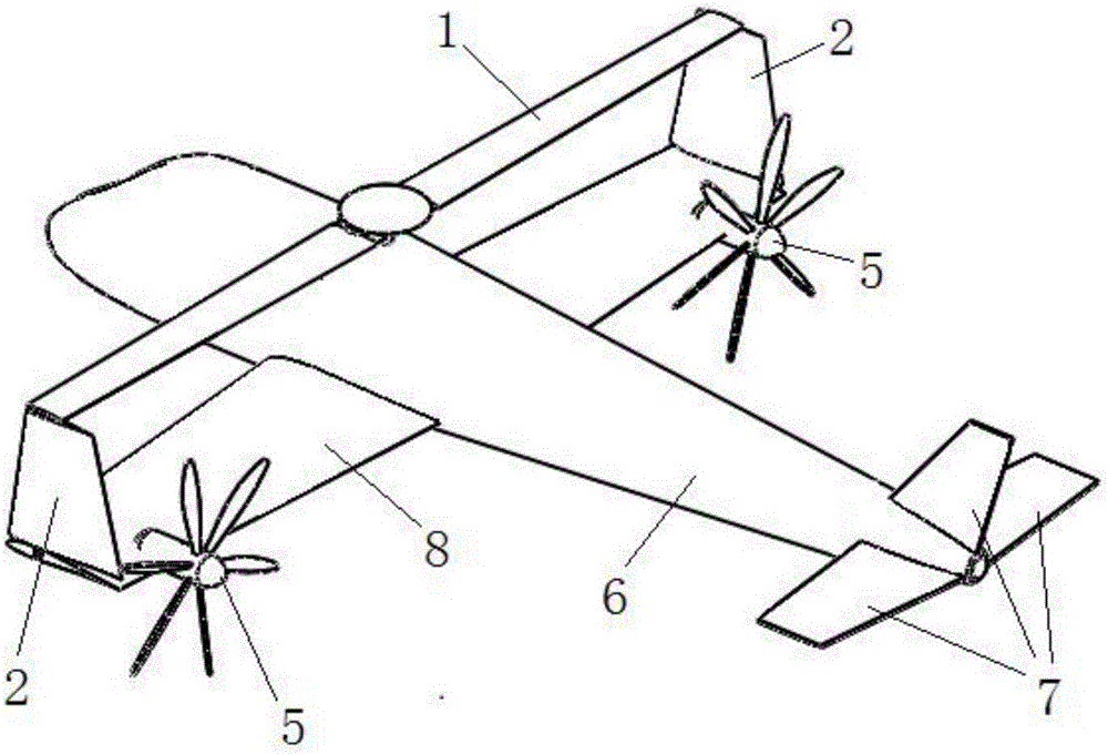 Combined type aircraft with rotor and wings capable of being linked