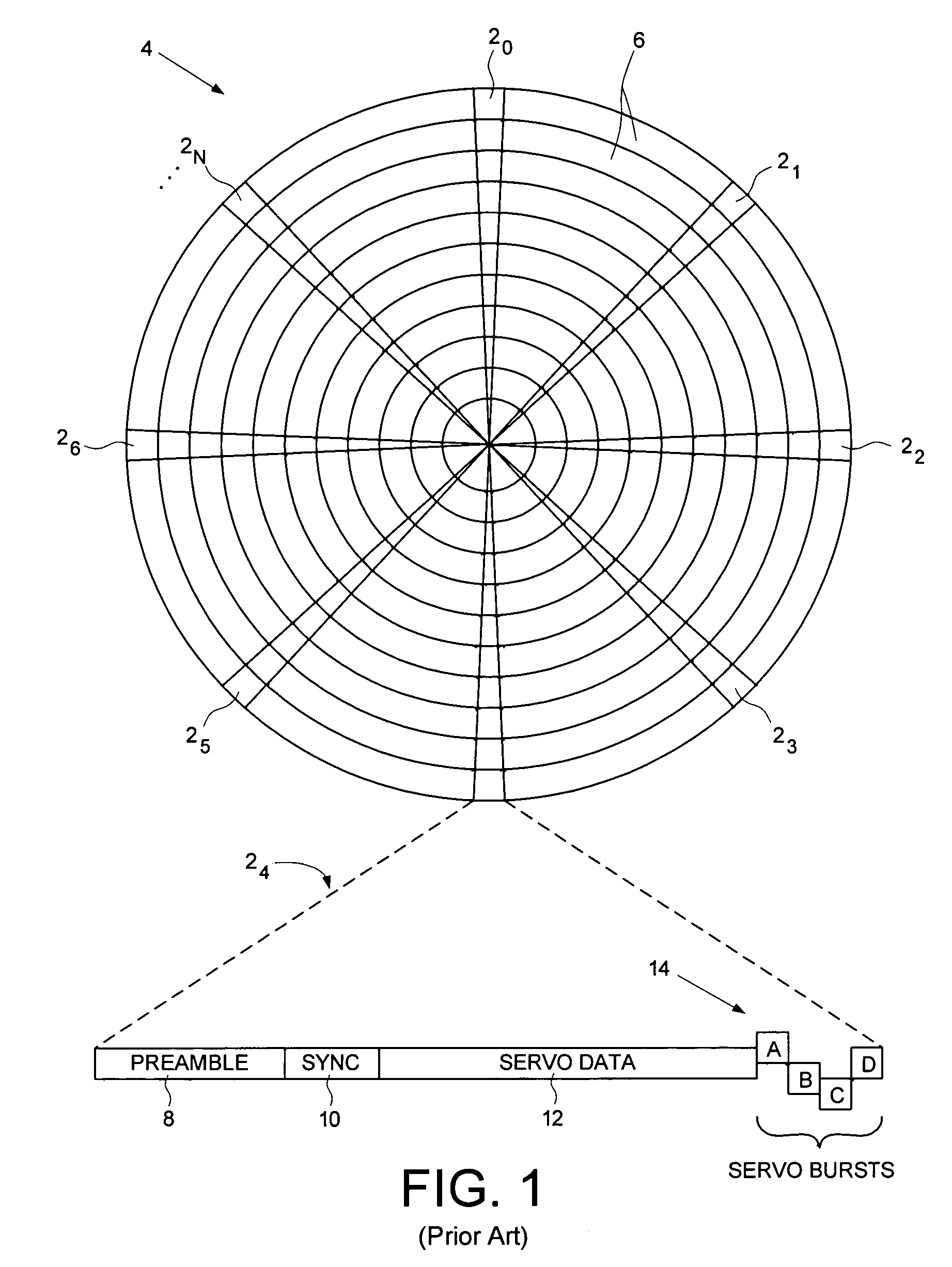 Servo writing a disk drive from spiral tracks by shifting a demodulation window an integer number of sync mark intervals