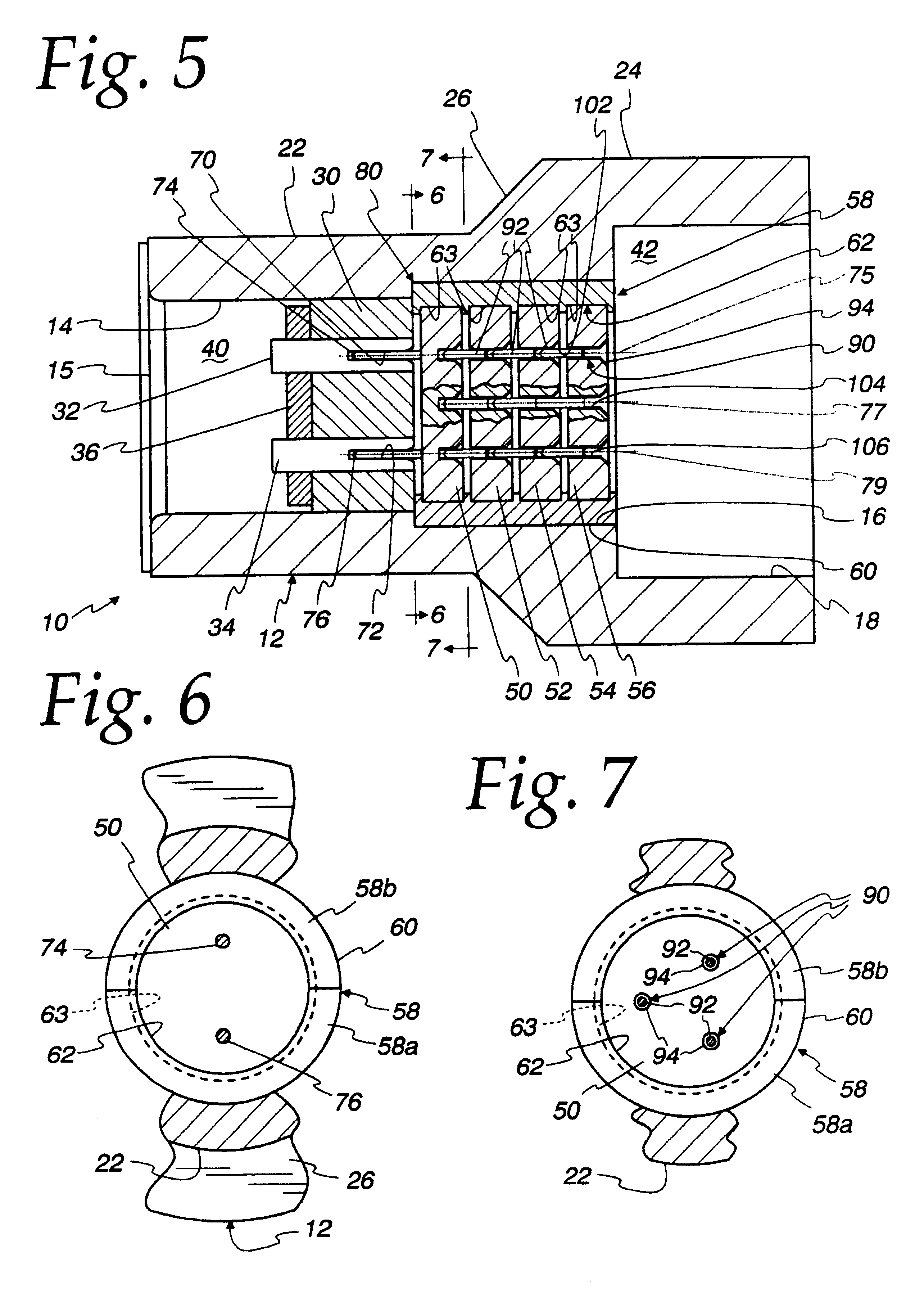 Application specific integrated circuit package and initiator employing same