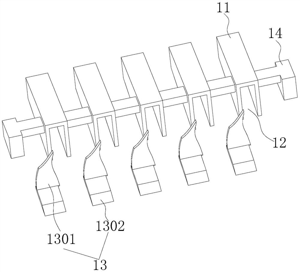 Low-energy high-fiber sweet potato cake double-layer automatic stacking device and forming technology