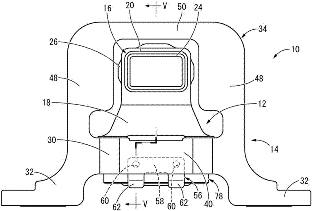 Fluid-filled vibration damping device