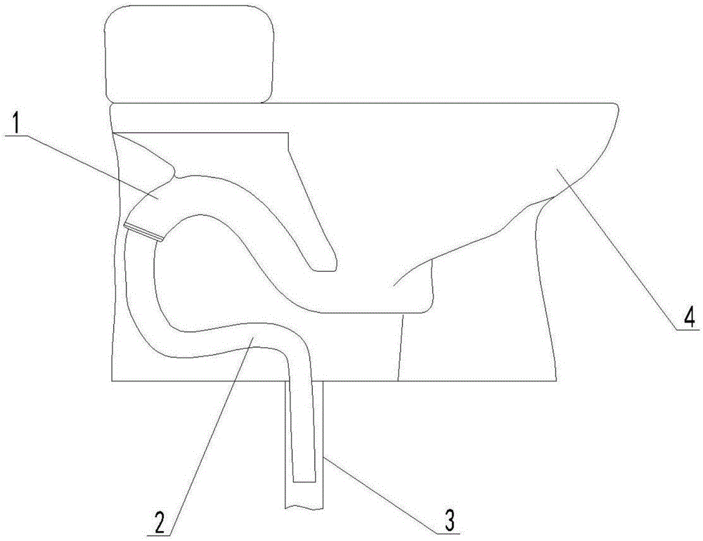 Water-saving squatting pan