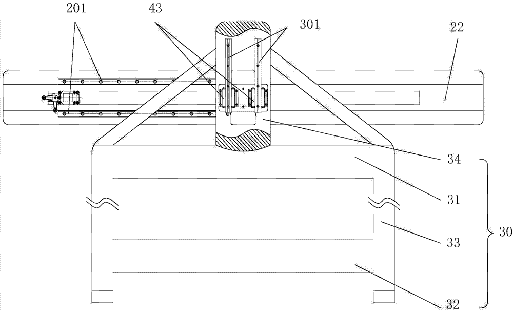 Double-track trolley variable-structure steering apparatus and system