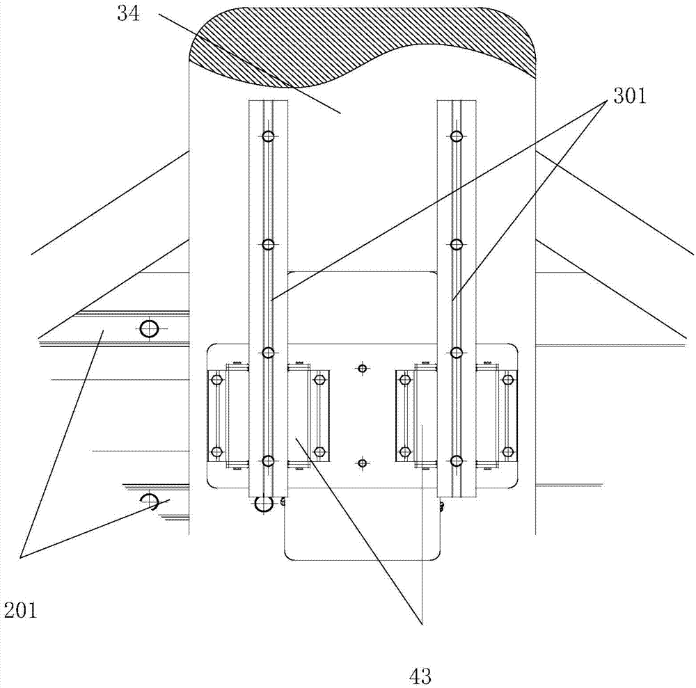 Double-track trolley variable-structure steering apparatus and system