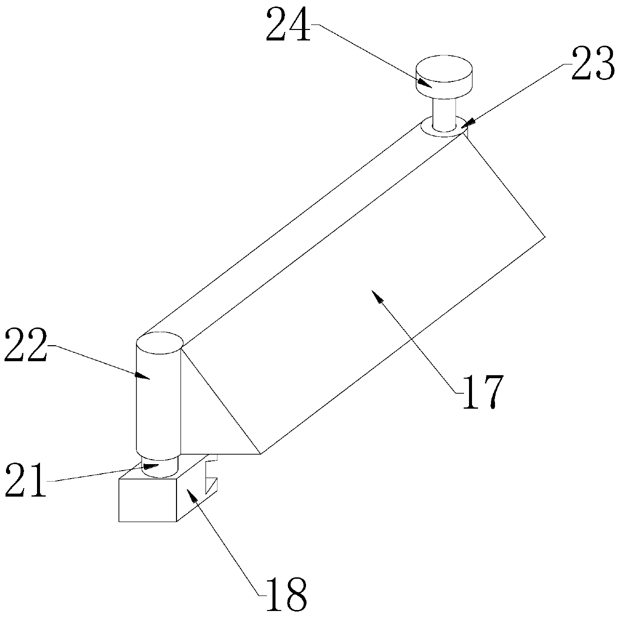 Lifting platform for electric automobile overhauling